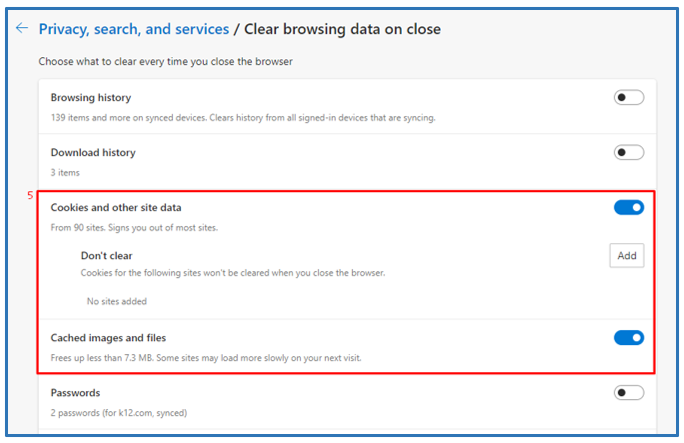 Clear Chrome Browser Cache for Office 365